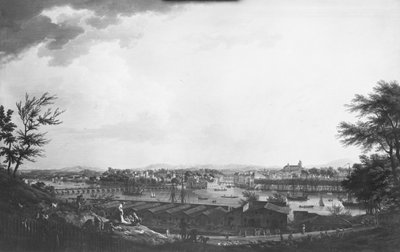 Veduta di Bayonne vista a metà della cittadella, 1761 da Claude Joseph Vernet